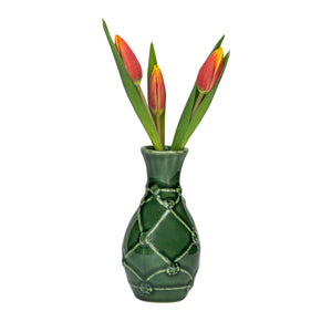 Juliska Veronica Beard Jardins du Monde Mini Vase green