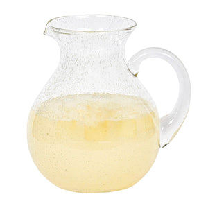 Juliska Provence Glass Clear Pitcher with drink