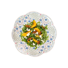 Load image into Gallery viewer, Juliska Villa Seville Chambray Dessert/Salad Plate, Scalloped
