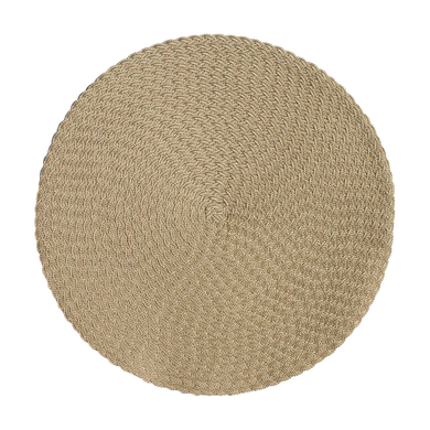 woven beige dust colored placemat