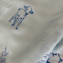 Load image into Gallery viewer, Silk Baby Lovey, Blue Lamb
