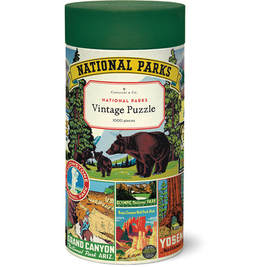 Puzzle with national parks by cavallini and co 