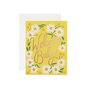 Rifle paper co Daisy Baby Card