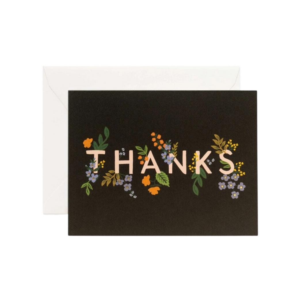 rifle paper co Posey Thank You Card