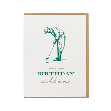 Jerry and Julep Golf Birthday Card