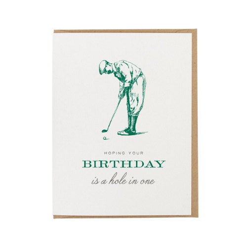 Golf Birthday Card
