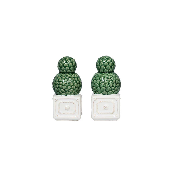 succulent salt and pepper shakers Juliska Berry & Thread Topiary Salt & Pepper – Charleston Street