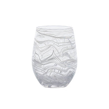 Load image into Gallery viewer, Juliska Puro Marbled White Stemless Wine
