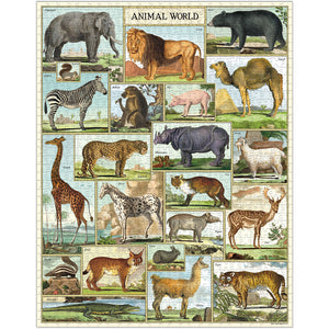 Cavallini and co vintage puzzle animal world