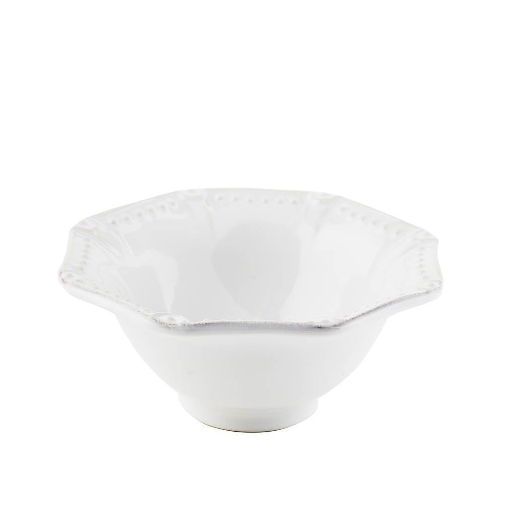 Isabella Pure White Berry Bowl