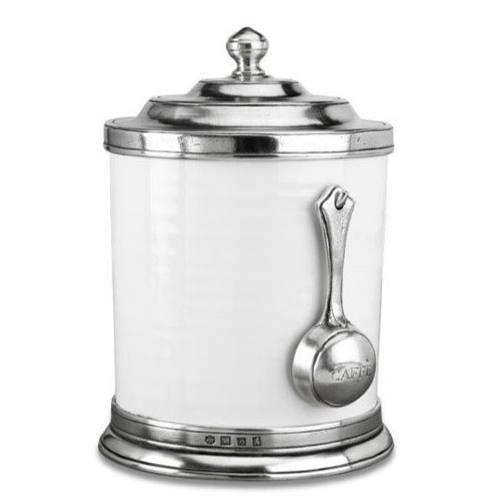 Match Pewter Convivio Caffe Canister w/ Scoop