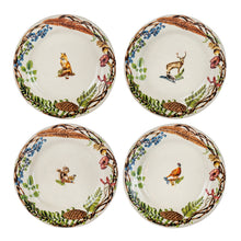 Load image into Gallery viewer, juliska forest walk cafe au lait plate assorted plate set
