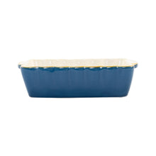 Load image into Gallery viewer, Vietri Italian Bakers Blue Rectangular, Small
