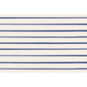 Navy Stripe Paper Placemat Set/24