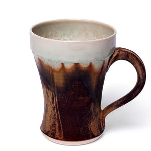 Ae Ceramics Round Series Tall Mug in Mint & Tortoise