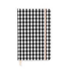 Load image into Gallery viewer, Essential Journal in Black &amp; White Gingham
