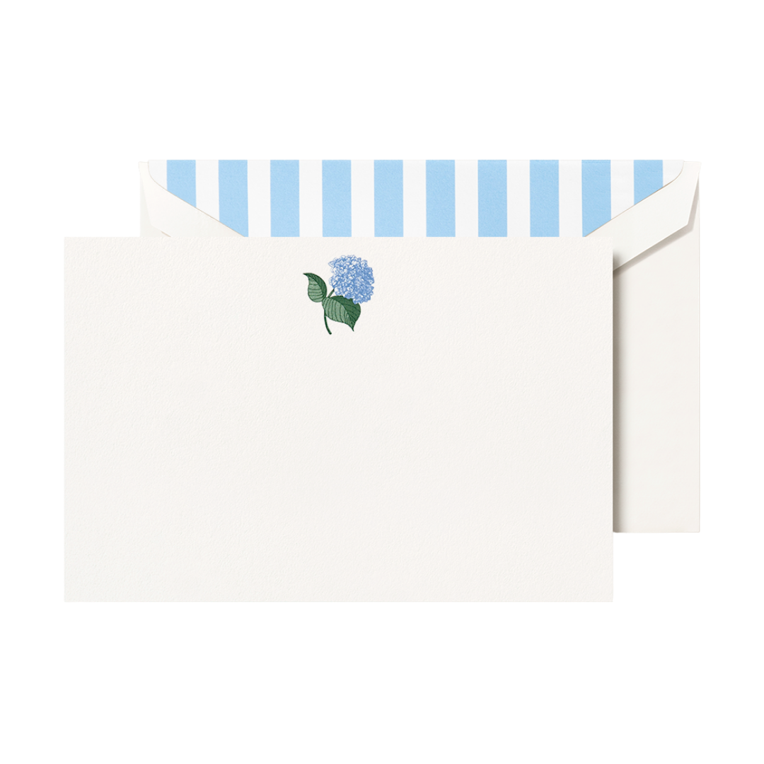 Crane & Co. Engraved Blue Hydrangea Cards – Charleston Street