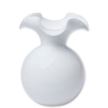 Load image into Gallery viewer, Vietri Hibiscus Glass White Vase, Medium
