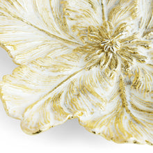 Load image into Gallery viewer, Michael Aram Tulip Centerpiece gold and white details
