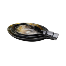 Load image into Gallery viewer, Lorant Black Horn Spoon Rest
