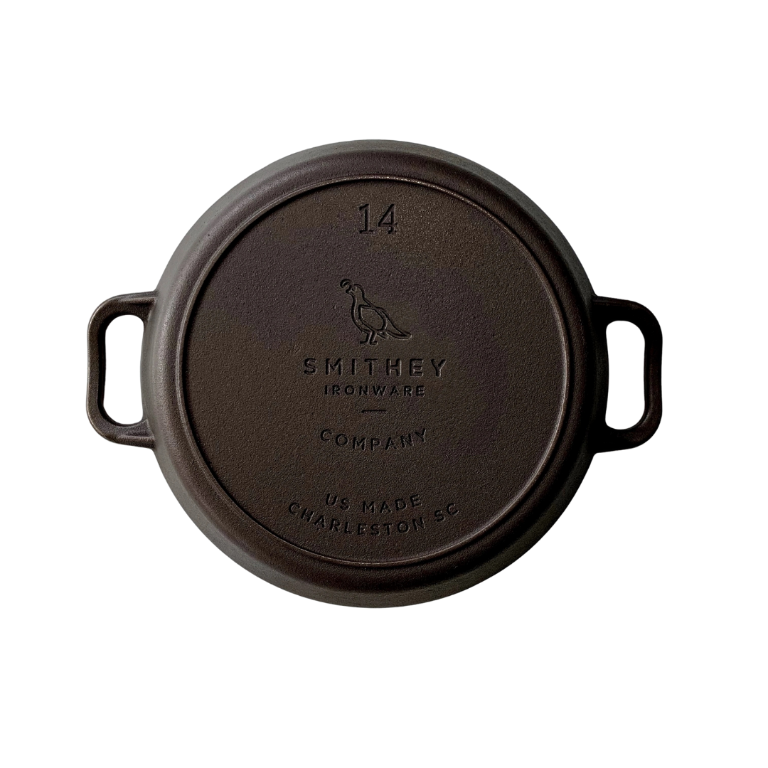 No. 10 Cast-Iron Skillet by Smithey Ironware Co.