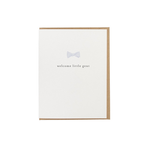 Welcome Little Gent Greeting Card