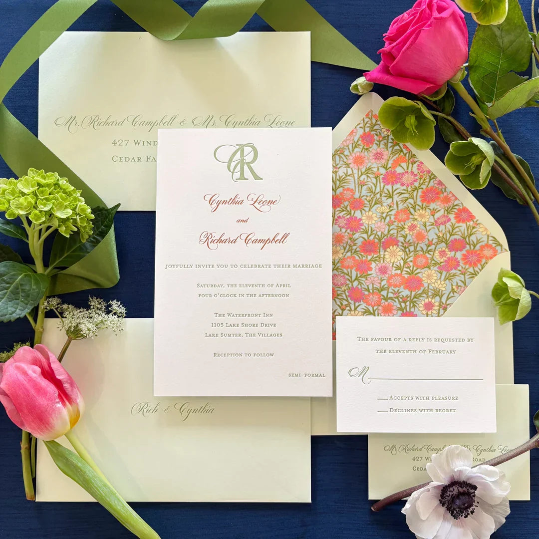 The Fine Details of Stationery and Invitations
