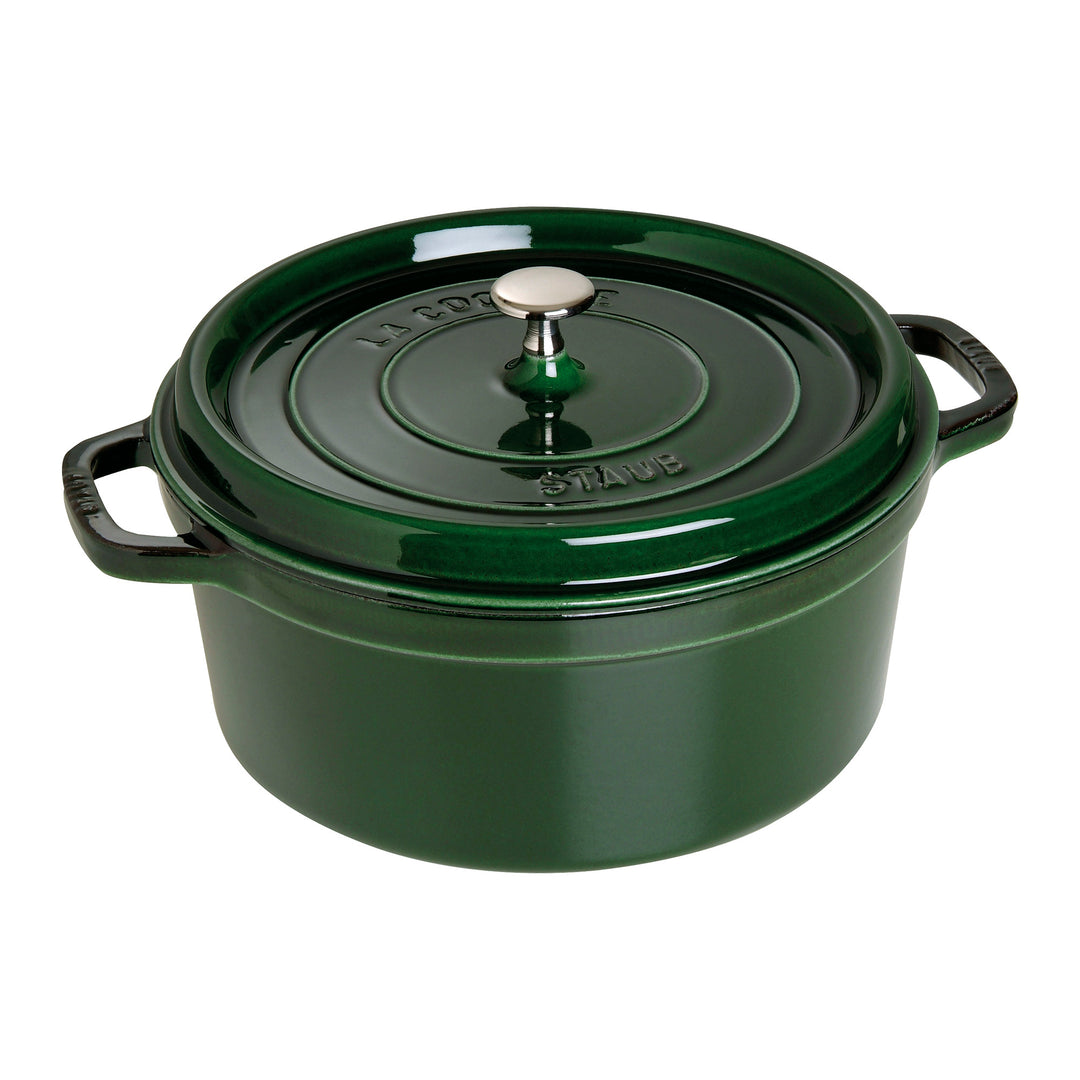 Staub 7QT Round Dutch Oven in Basil