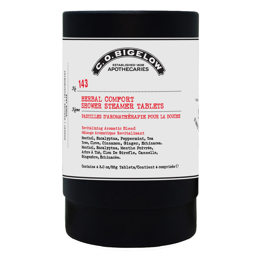 C.O. Bigelow Herbal Comfort Shower Steamer Tablets packaging 