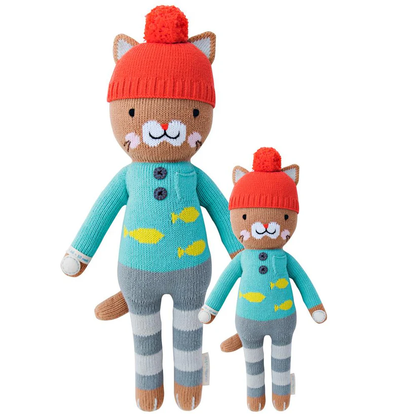 cuddle and kind maximus the cat knitted doll