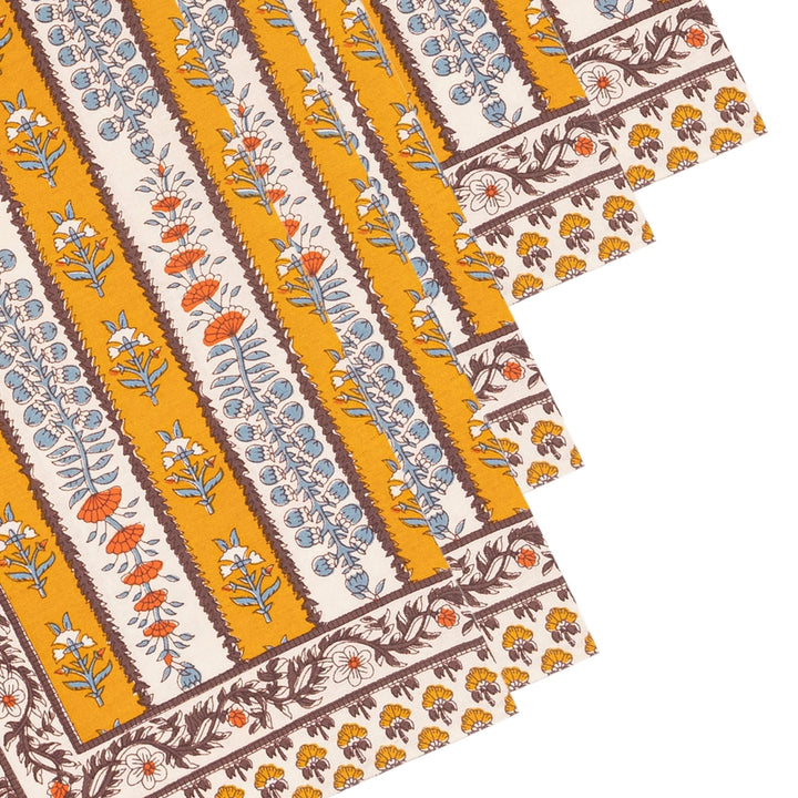 Avignon Digon & Blue Napkin Set/6