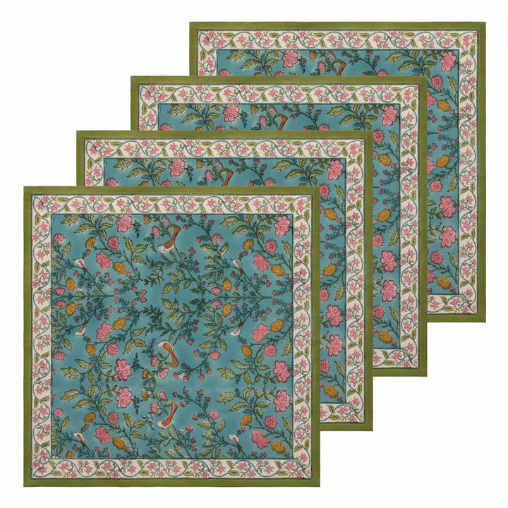 Giverny Multicolor Napkin Set/4