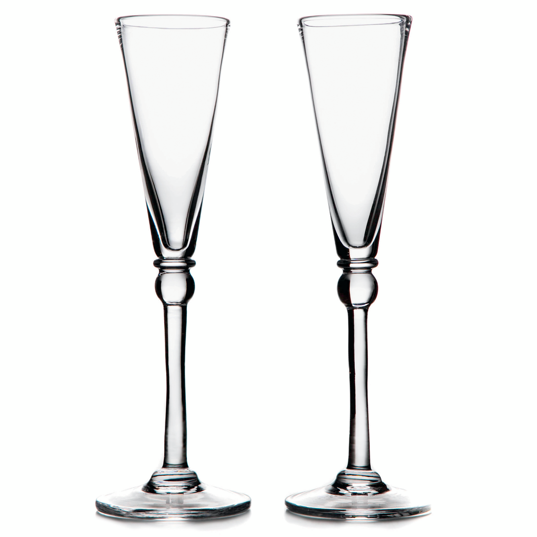 Simon Pearce Hartland Champagne Flute Set