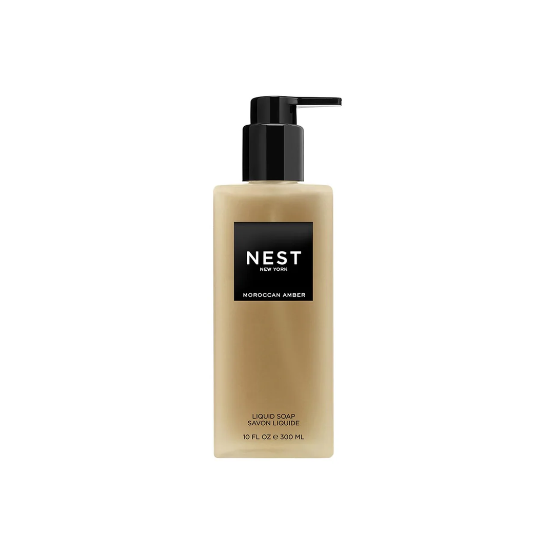 NEST moroccan amber liquid soap bottle