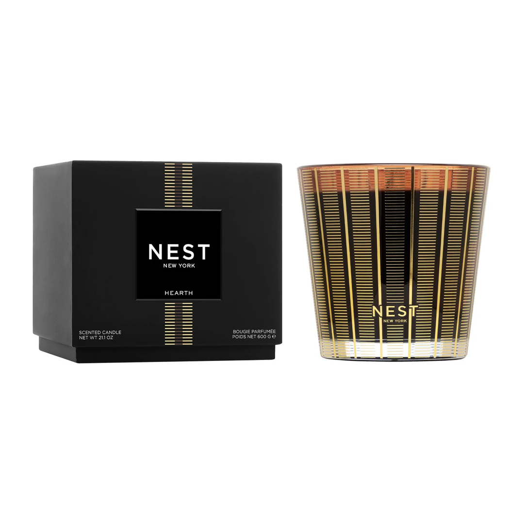 Nest Hearth 3-Wick Candle