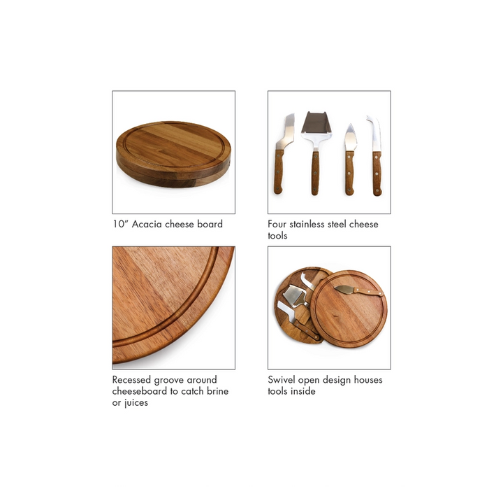 Acacia Circo Cheese Board Set