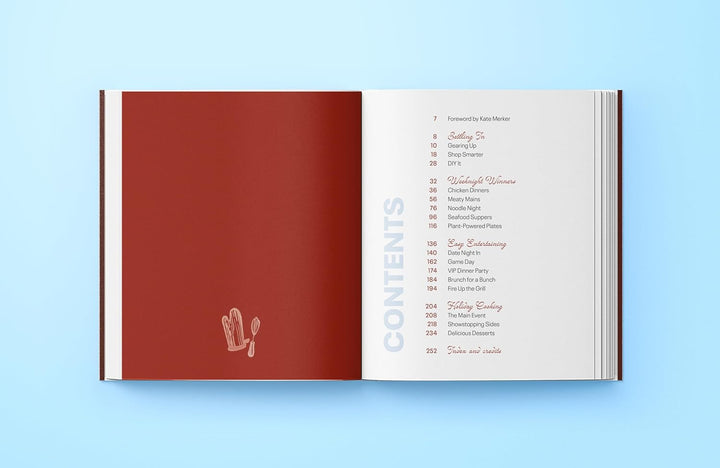A table of contents page