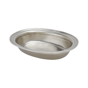 Match Pewter Oval Bowl, Small