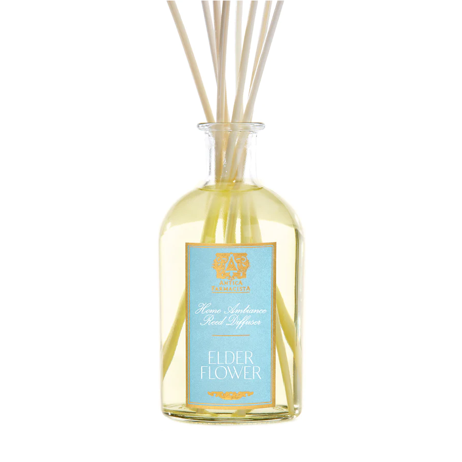 Antica Farmacista Elderflower Reed Diffuser with reeds