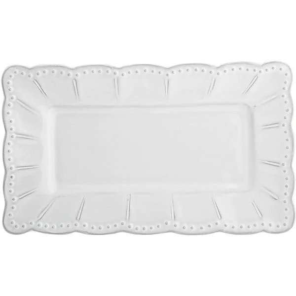 Arte Italica Bella Bianca Small Rectangular Platter