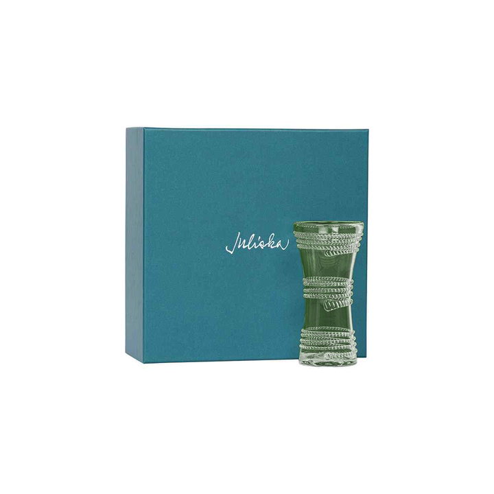 Juliska Ella Corset Vase 6" Green