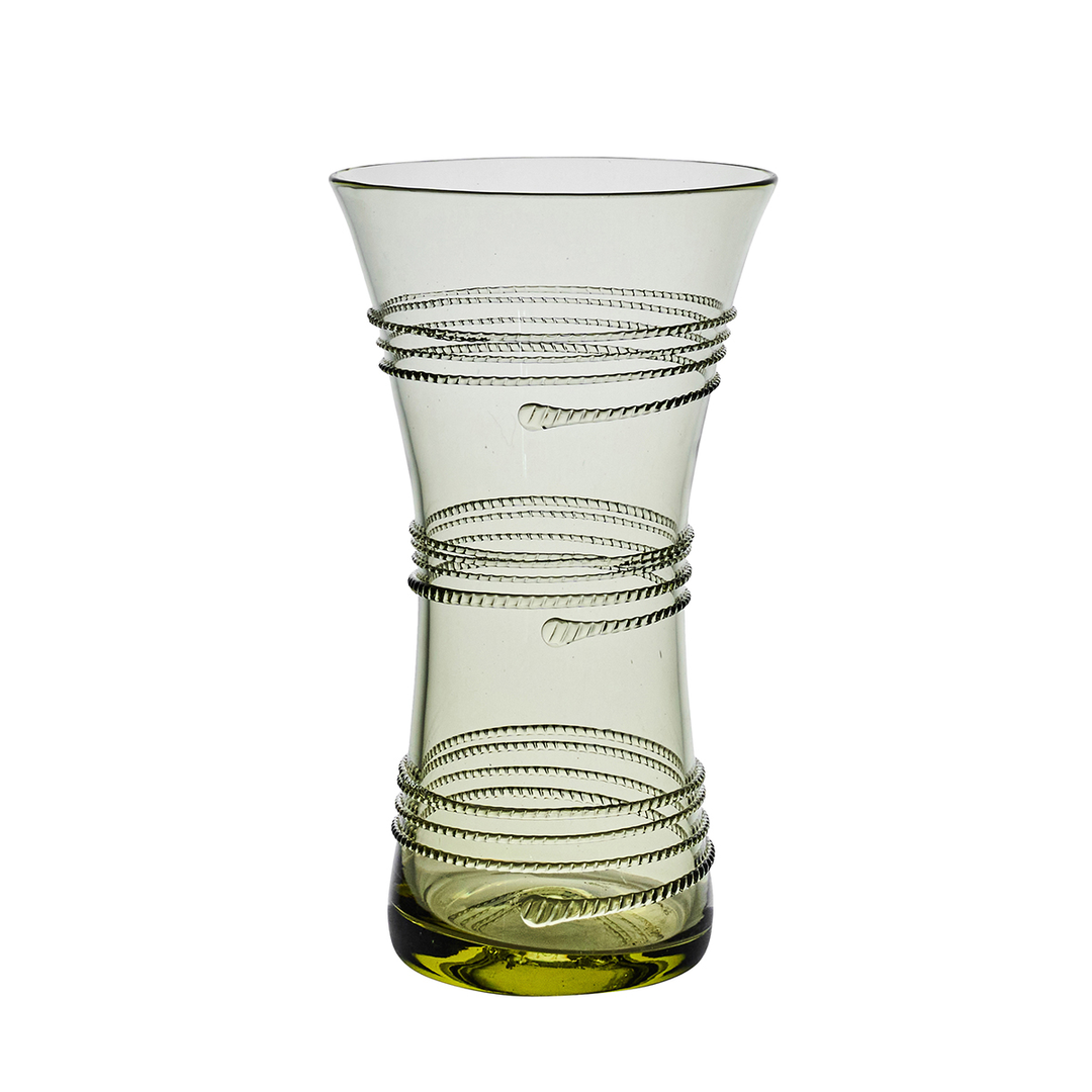 Juliska Ella Corset Vase 9" Green