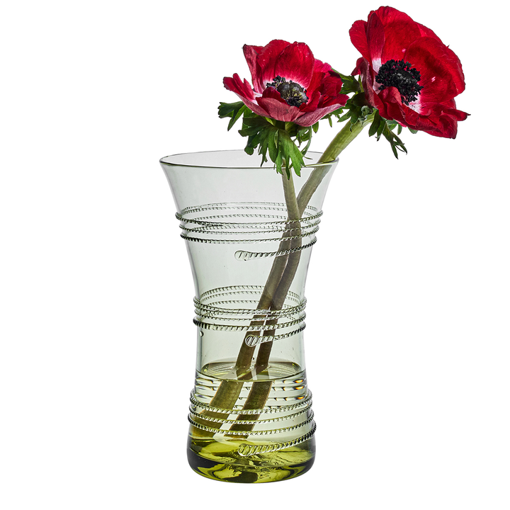 Juliska Ella Corset Vase 9" Green
