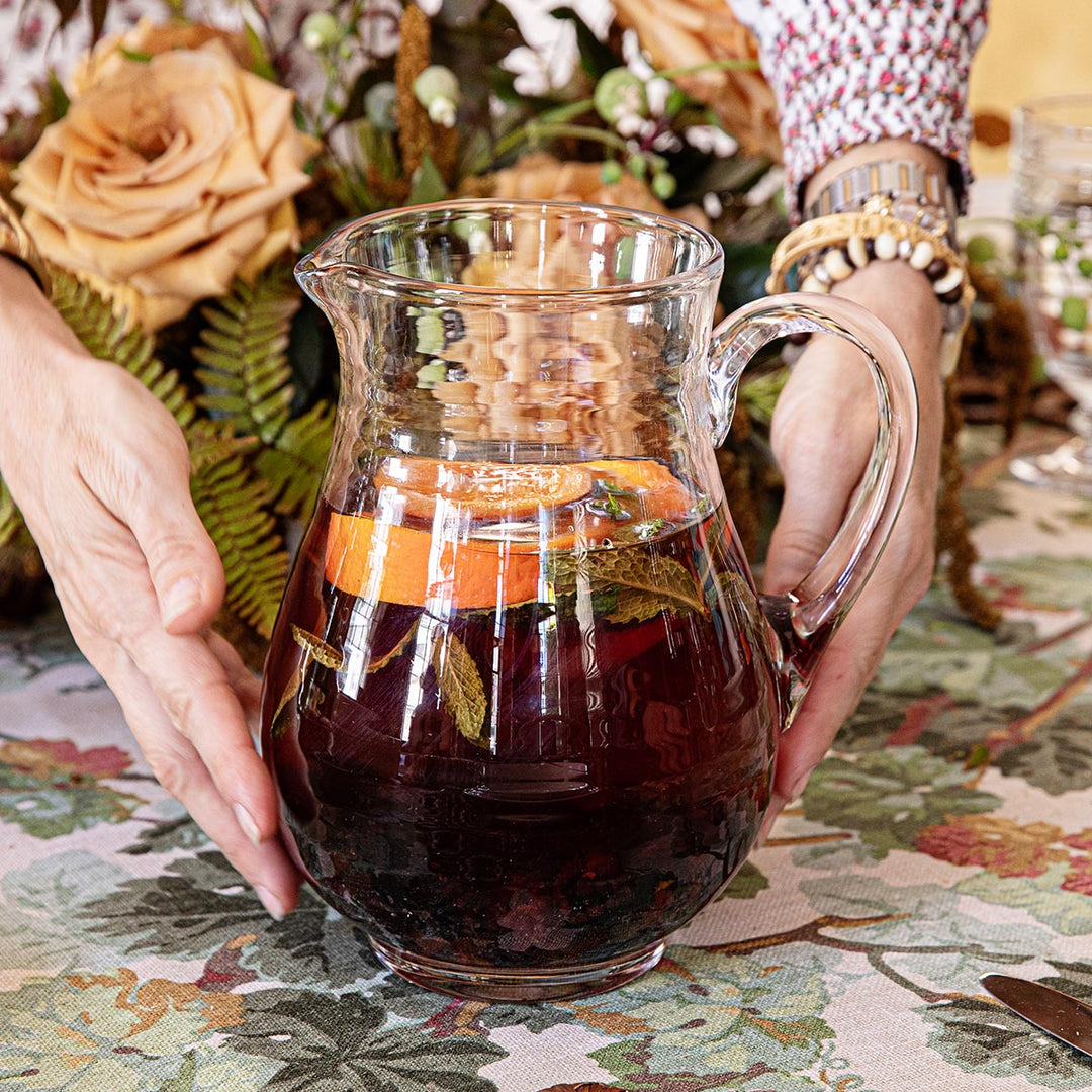 Juliska bilbao pitcher with tea