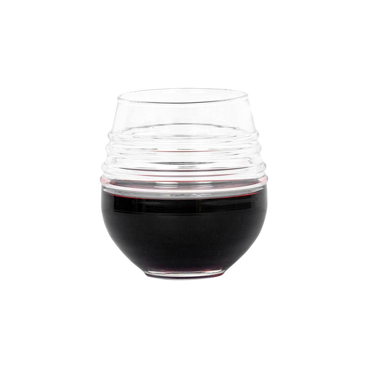 Juliska Bilbao Glass Stemless Wine Glass