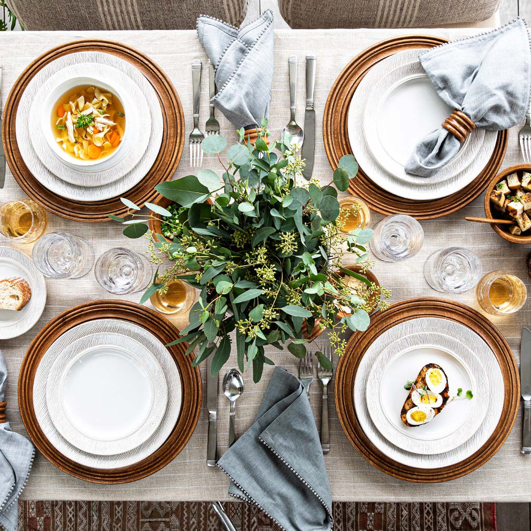 Juliska Blenheim Oak Whitewash Dessert/Salad Plate