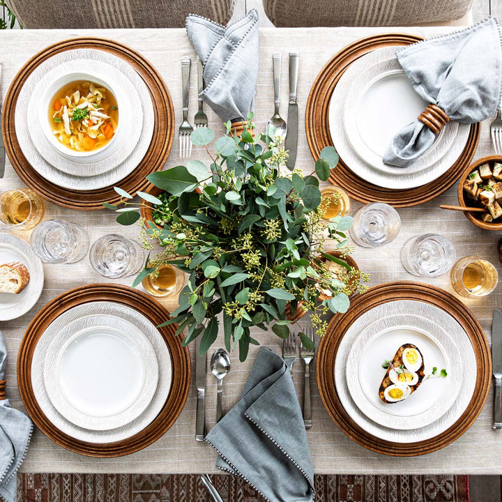 Juliska Blenheim Oak Whitewash Dessert/Salad Plate