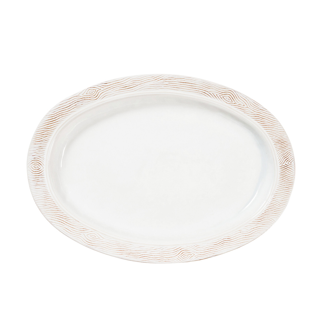 Juliska Blenheim Oak Whitewash Platter, 18"