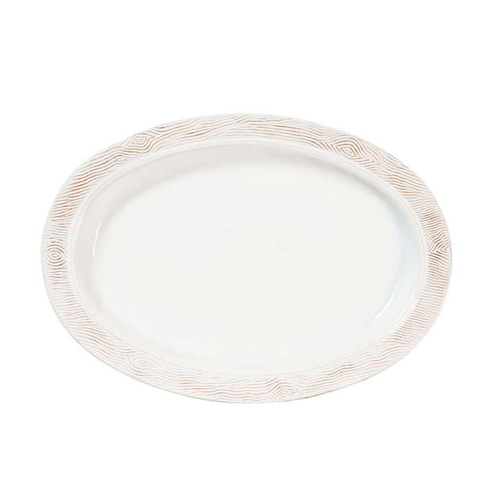 Juliska Blenheim Oak Whitewash Platter, 18"