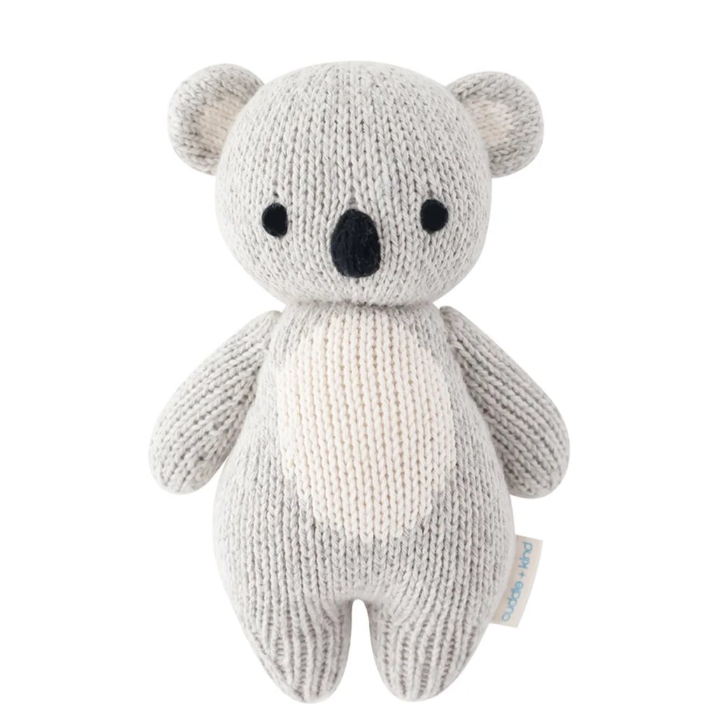 Knitted koala toy